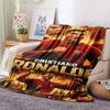 1PC CR7 Cristiano Ronaldo Patterned Flannel Blanket Suitable For All Seasons for Home Decor Warmth and Comfort Gifts Holiday Present