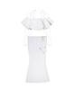Don'T Ask My Plan Sunset Cozy Long Skirt White