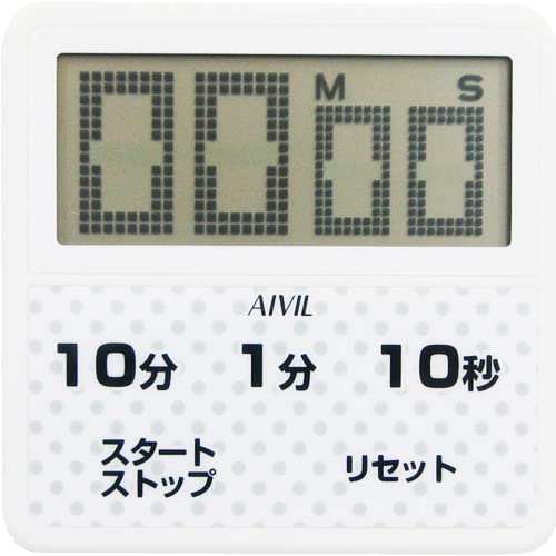 

AIVIL Trico Industries T-163 Waterproof Large Screen Timer, White