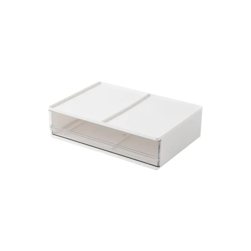Desktop Stackable Storage Drawer Home Office Stationery A4 A5 Paper Documents Storage Box Makeup Cosmetics Organizer