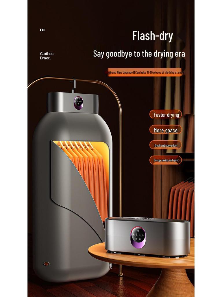 “Compact Portable Baby Clothes Dryer - 2025 Foldable Travel Dryer”