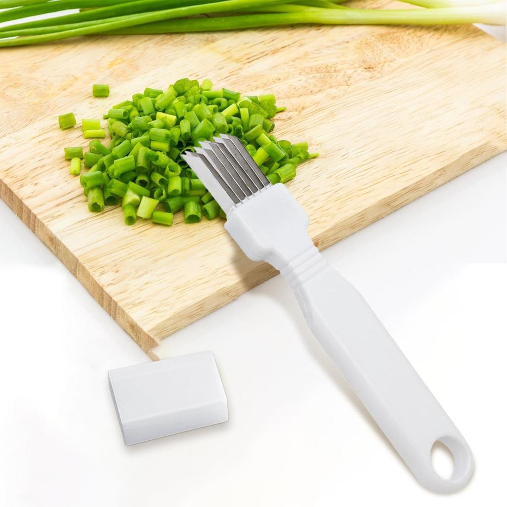 Shred Silk The Knife, Upgrade Stainless Steel Chopped Green Knife, Kitchen Vegetable Cutter Sharp Scallion Shredding Cutter