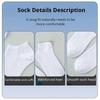10 pairs of sports and casual solid color socks, comfortable, breathable, sweat absorbing, invisible socks for men and women