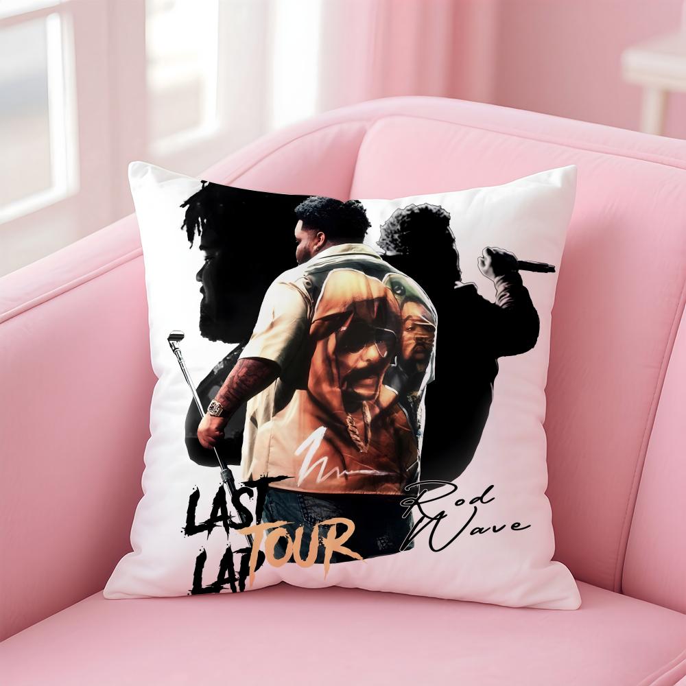 rRod Wave Pillow HipHop Music Cushion Cover Pillow Case Soft Friendly Fabric  Concealed Zipper