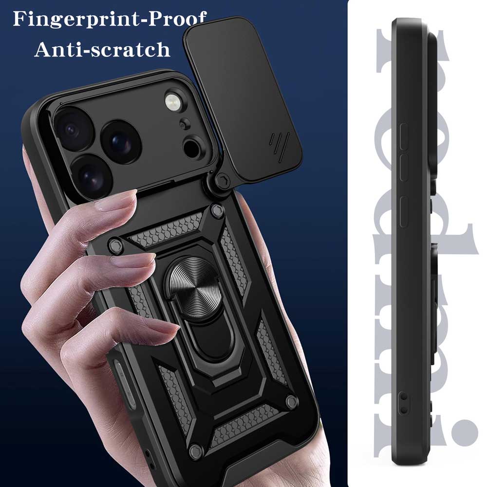 Shockproof Armor Case For iPhone 17 Pro Max Car Holder Phone Cover for iPhone 17Pro 17Air Camera Lens Protection Fundas