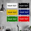 Custom Your Xcm Text Sign Metal Tin Plate Korean Personalized Logo Art Poster for Bar Office Room Yard Decor