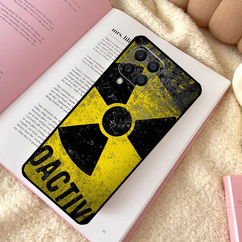 Nuclear Radiation Emblem Case For Samsung Galaxy M12 M14 M11 M13 M15 M06 M16 M36 M56 M31 M53 M32 M52 M35 M55 M34 M54