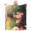 The Apothecary Diaries Anime Maomao Blanket Fleece Autumn/Winter   Multifunction Warm Throw Blankets for Bed Bedroom Bedspreads
