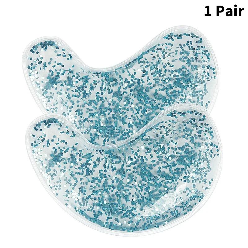 Gel Eye Bag Patch Reusable Gel Eye Ice Pack Hot Cold Eye Patches Reusable Gel Eye Cooler Heater Patches Relieves Puffiness