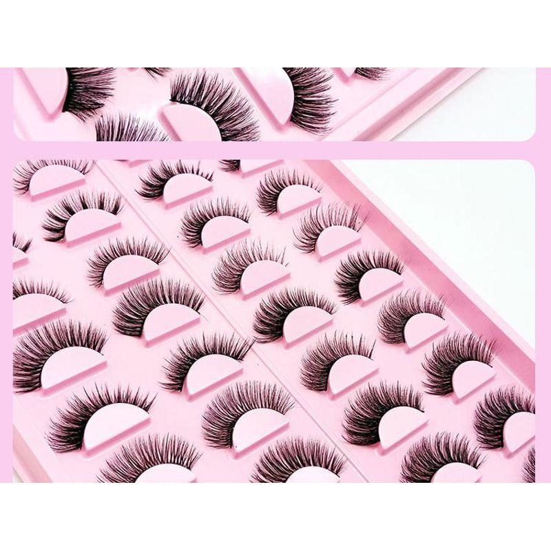 Lashie - Assorted Natural / Dense Multipack False Eyelashes (Various Designs)