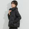 Autumn and winter warm short light down jacket women's stand-up collar light thin small winter coat winter clothing