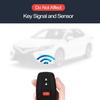 2pcs Compatible with Toyota RAV4 4Runner C-HR Corolla Highlander Prius C V Prime AWD-e HYQ14FBC Smart 3 Buttons Black Key Fob Cover Case Key Chain
