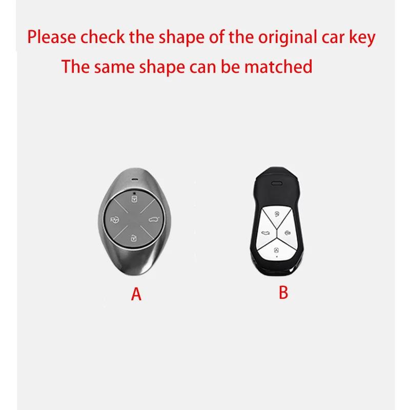 Zinc Alloy Car Key Case Cover For Xiaopeng Xpeng P7 P7i P5 G3 G3i G9 G6 22-23 Key Housing Package Car Accessories