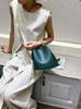 Stylish Irregular Bucket Tote Bag For Women High-end Metal Handle PU Leather Shoulder Crossbody Bags Female Wedding Purse Clutch