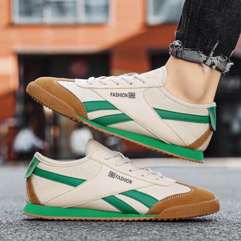 Κλασικά Κίτρινα Ανδρικά Παπούτσια από Καμβά Μόδα Αναπνέον Casual Αθλητικά Παπούτσια Άνδρες Χαμηλού Προφίλ Ελαφριά Αθλητικά Παπούτσια Ανδρικά zapatillas de hombre