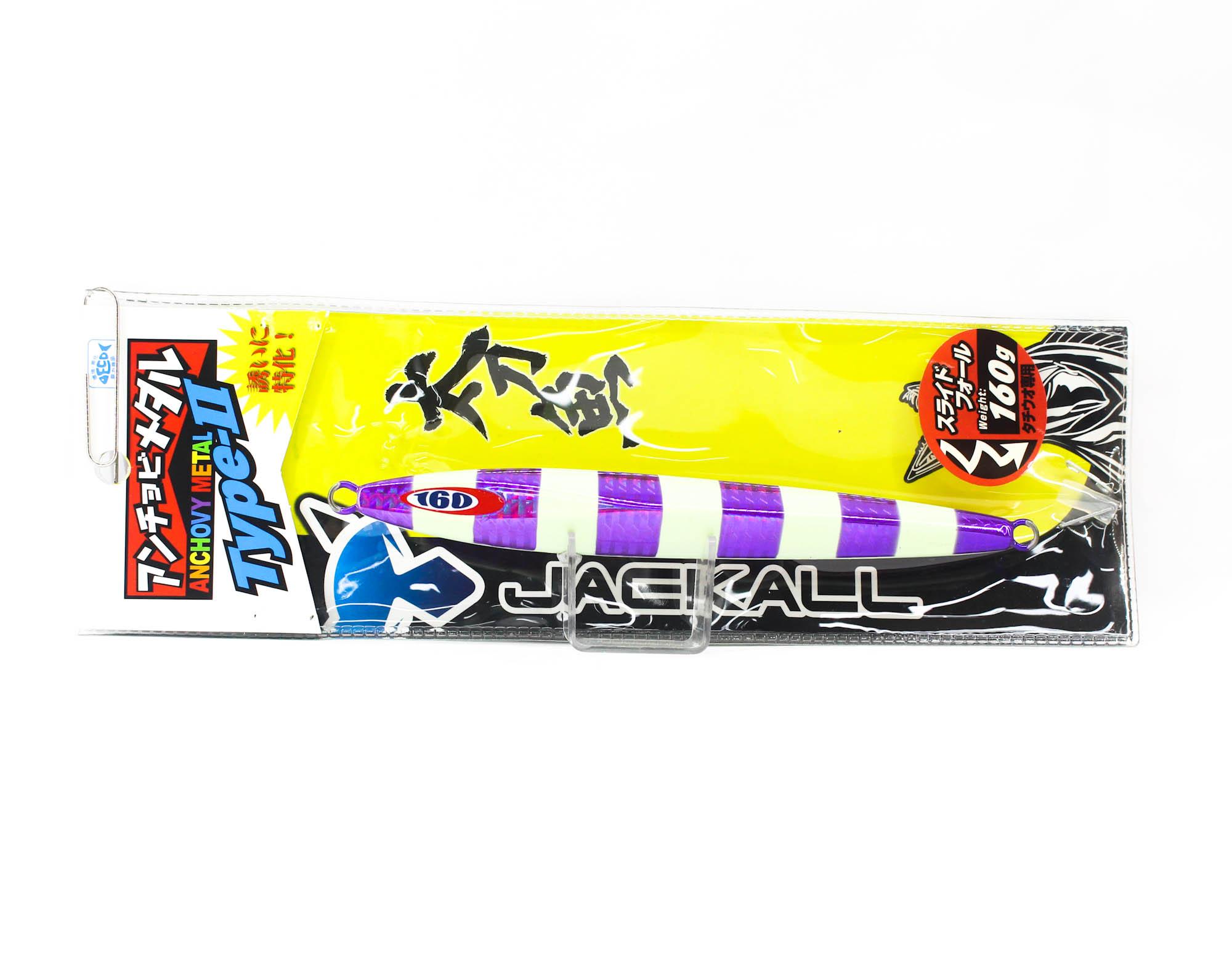 

Jackall Metal Jig Anchovy Type 2 Slow Slide 160 grams PP Glow (0394)