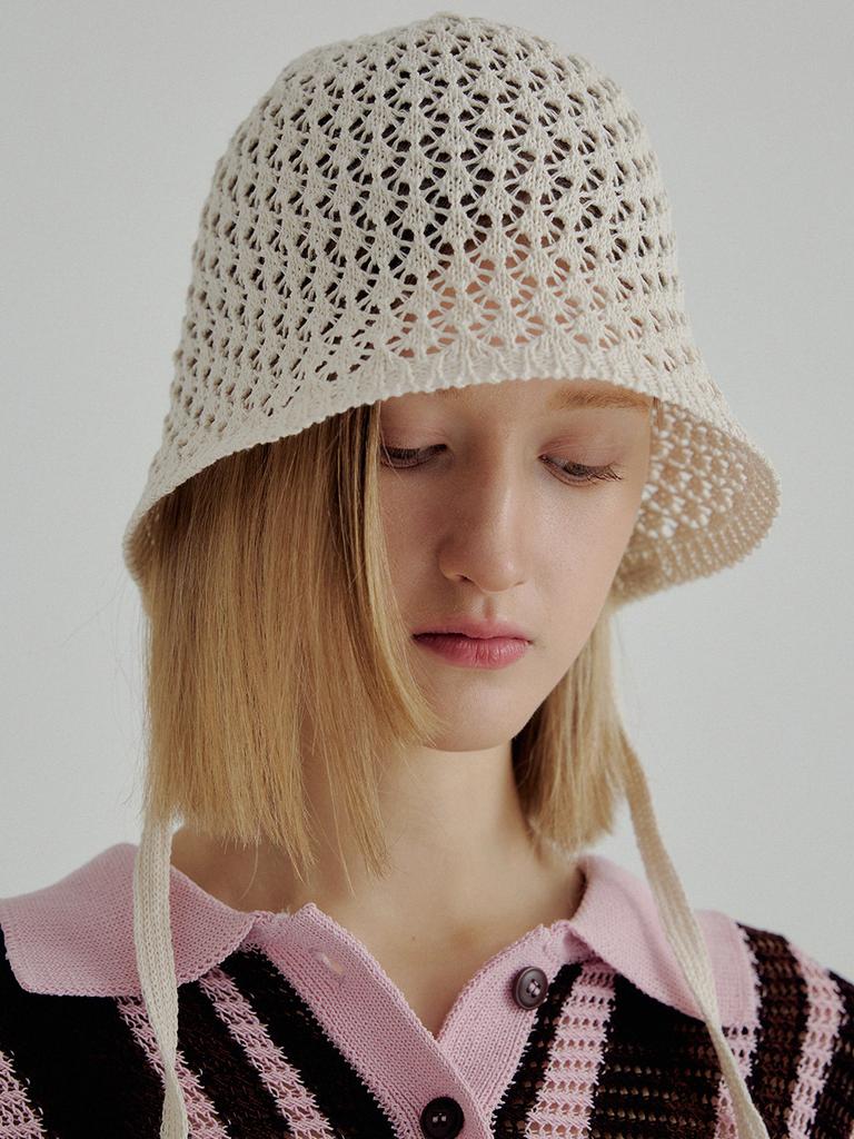 Meleuhen Lasa Punching Bonnet Hat_3Color