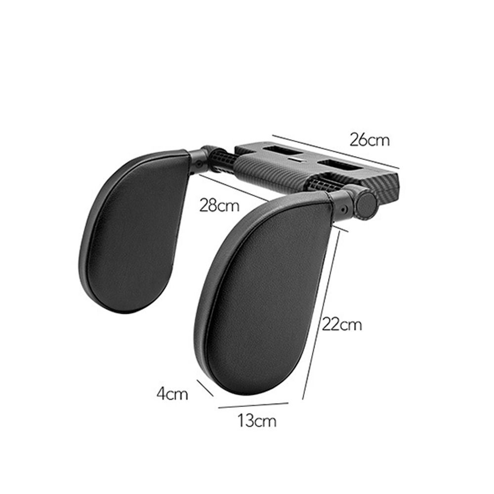 Ergonomic Automobile Headrest with Side Pad Neck Pillow Universal Car Side Headrest Adult