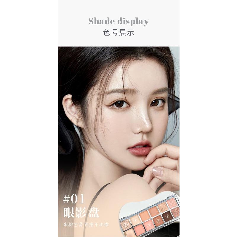 Color Eyeshadow Palette Matte Shimmer Smoky Makeup Palette
