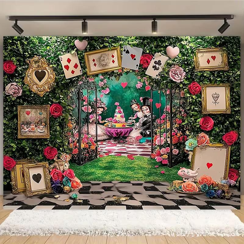 

2D Abundant Summer Fruits Backdrop Classic Oil Painting Style Studio Photography Background 47.2x31.5inch/120*80cm