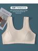 Women's Cotton Vest-Style Bra for Middle-Aged & Elderly: Lightweight Summer T-Shirt Underwear
