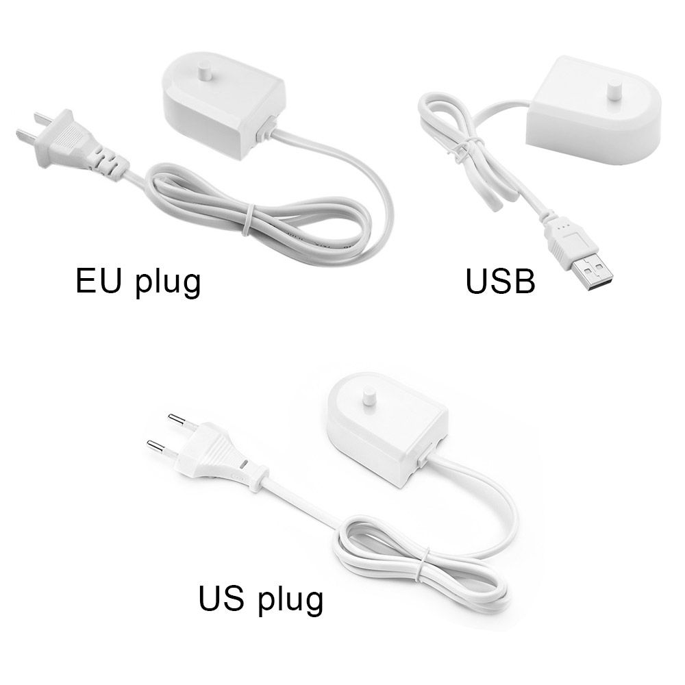 USB/EU/US-Stecker Ladebasis Ladeschale Elektrische Zahnbürste für Philip Zahnbürstenladegerät