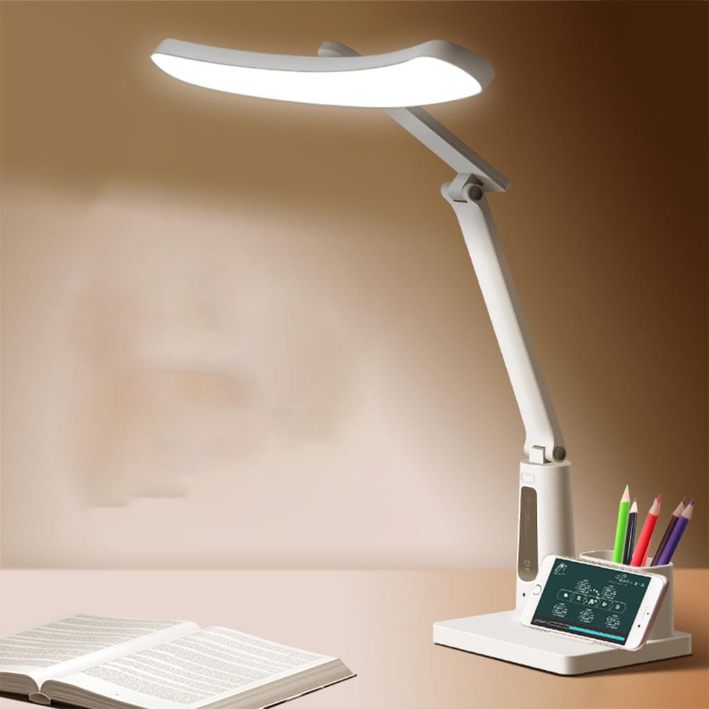 LED Folding Desk Lamp for Students To Study and Protect Their Eyes, Children's Vision Protection, Reading, Charging and Plugging