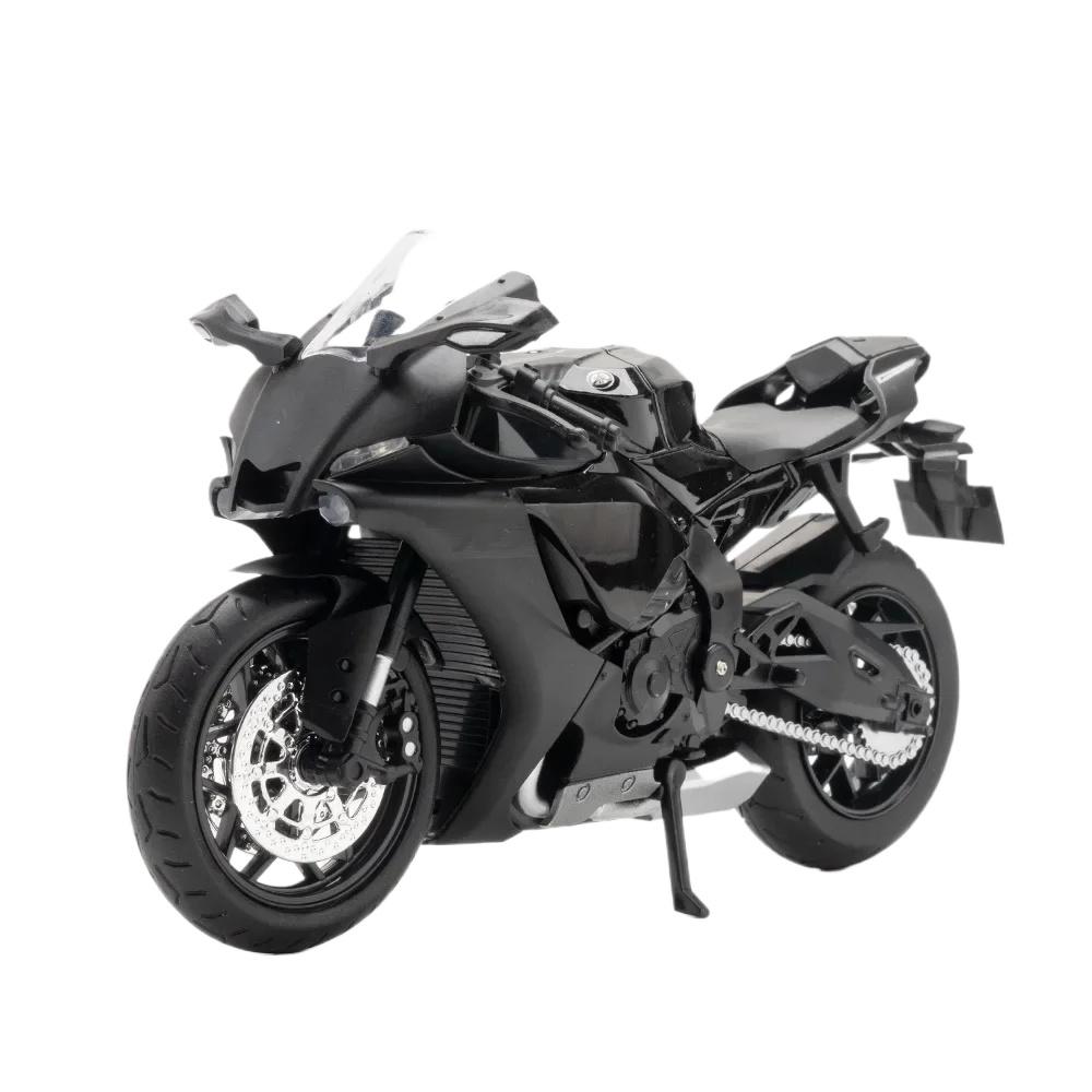 1/12 YAMAHA R1 Motocicletă Aliaj Mașină Jucării Metal Diecasts Motociclete Model cu Lumină și Sunet Vehicul pentru Copii Cadouri M33