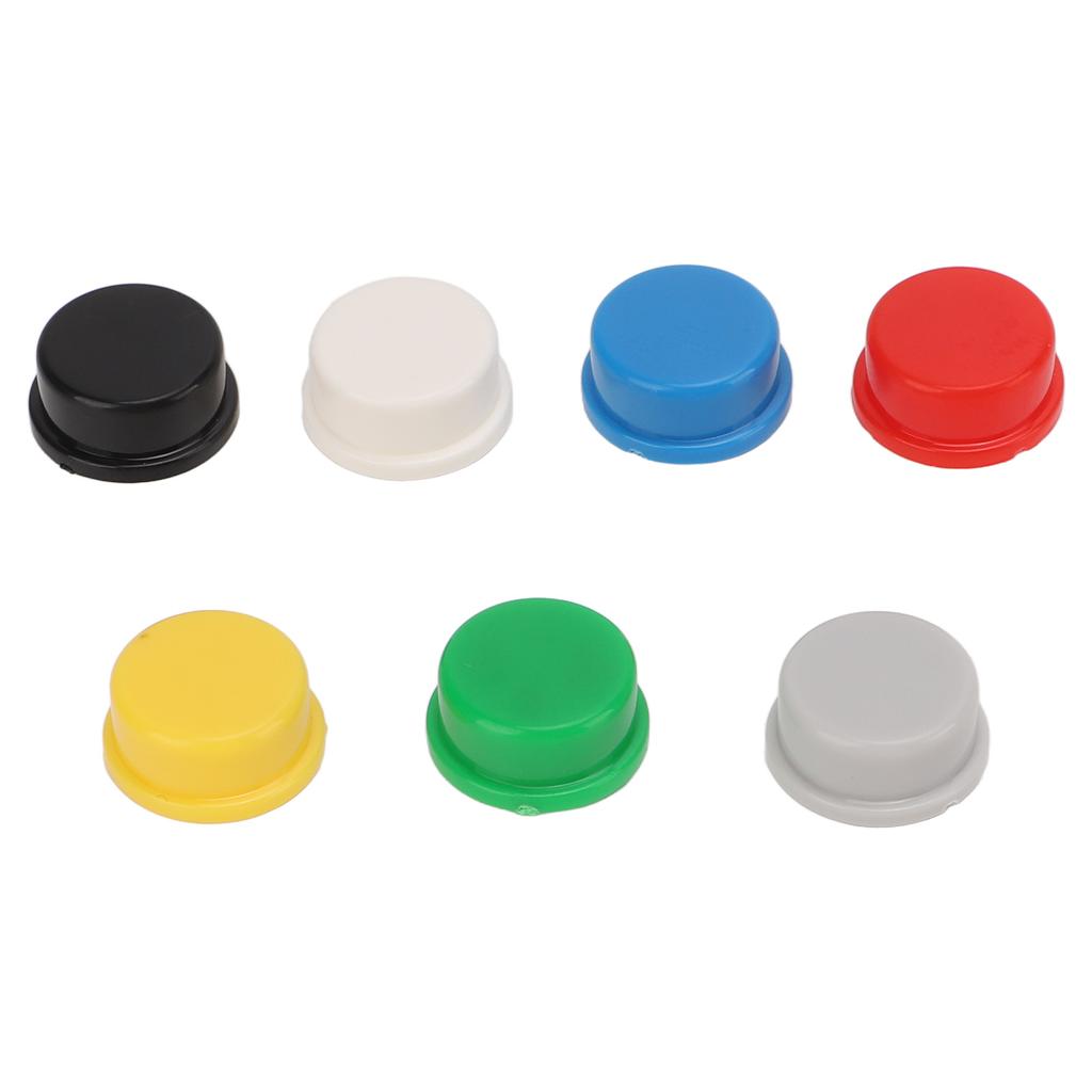 350Pcs Push Button Switch Caps Industrial Momentary Tactical Control 7 Color for Breadboard A24