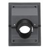 HVAC Wall Penetration Line Set Cover Kit Plastic Split AC Line Set Wall Cover with Soft Gasket for Indoor Outdoor   Conditioner