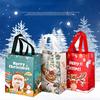 Non-Woven Tote Bag Non-Woven Snowman Gift Holder Cartoon Santa Bag Printed Christmas Packaging Bag For Christmas Eve Family
