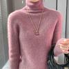 Stylish Elasticity High-Neck Sweater Women Autumn Winter Long Sleeve Knitted Knitwear Woman Solid Color Warm Turtleneck Pullover