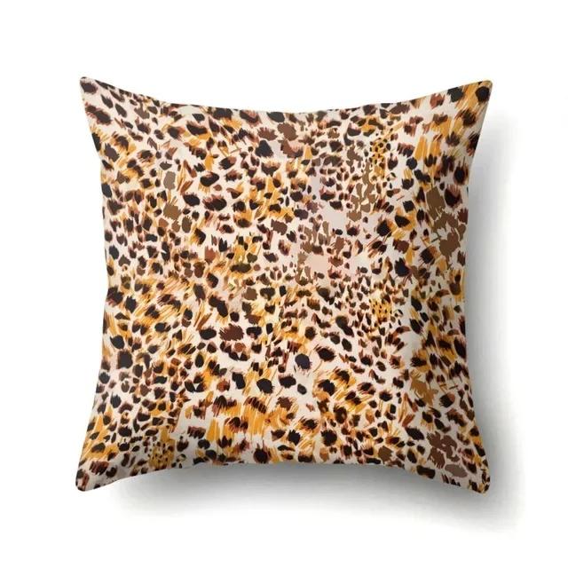 Animal Leopard Print Pattern Double-Sided Printed Pillow Cover Short Plush Suitable Living Rooms Bedrooms Throw Cushion Cover