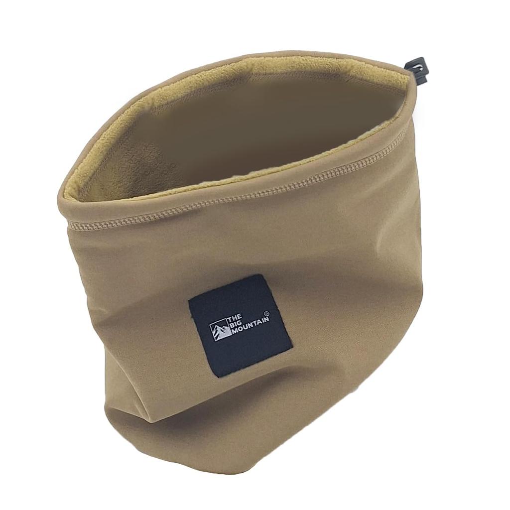 White Field Design Windproof Stretch Neck Warmer for Outdoor and Winter Unisex for Men and Women Film-Laminated Activities, Warmth, Sports, (Sand