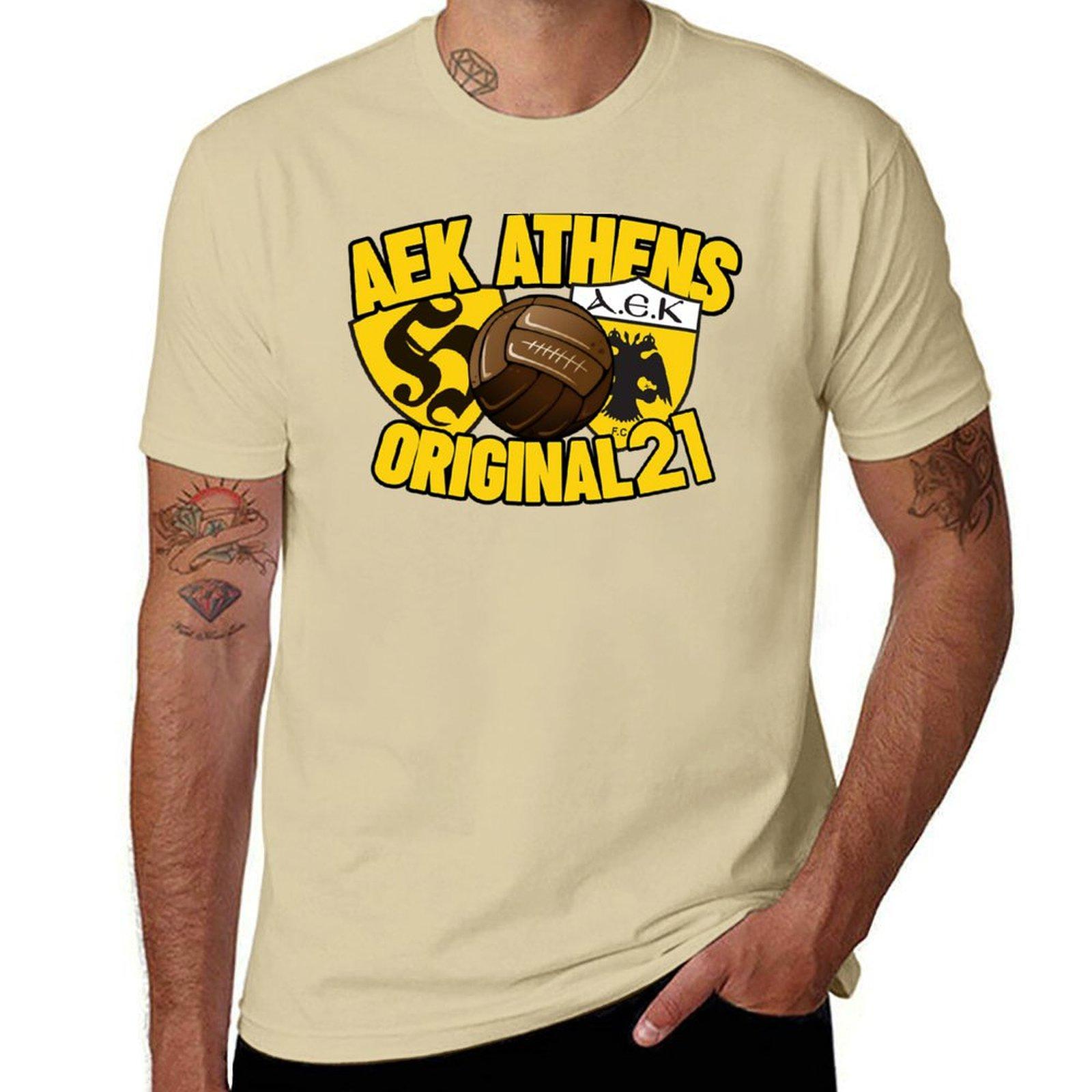 

AEK ATHENS - ORIGINAL 21 (2) T-Shirt funnys sublime Blouse t shirt for men 2XL