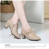 Stylish Pointed-toe Single Shoes with Side Zipper, Versatile and Elegant Women's Shoes for Spring and Autumn