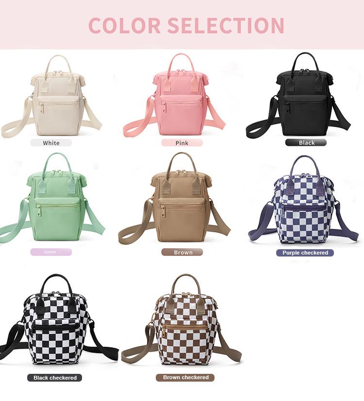 Japanese-Style Crossbody Phone Bag: Minimalist Trendy Mini Backpack