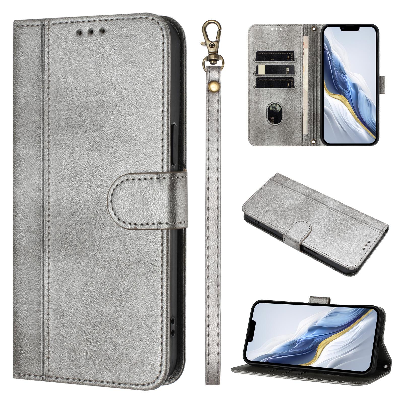 

Wallet Flip Leather Case For Motorola Moto G 2026 2025 2024 2023 2022 2021 Thinkphone 25 Card Holder With Wrist Strap Cover Motorola Thinkphone 25 сірий колір