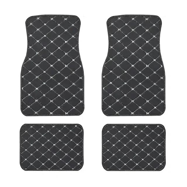 4 PCS Universal Style Car Floor Mat for PEUGEOT 206 307SW 308 407 408 508sw 208 2008 3008 4008 5008 Car Accessories Amagi