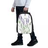 Hand Painted Purple Lavender Student Backpack School Bag Hiking Travel Daypack for Boys Girls Fashion Bookbag Shoulder Bags