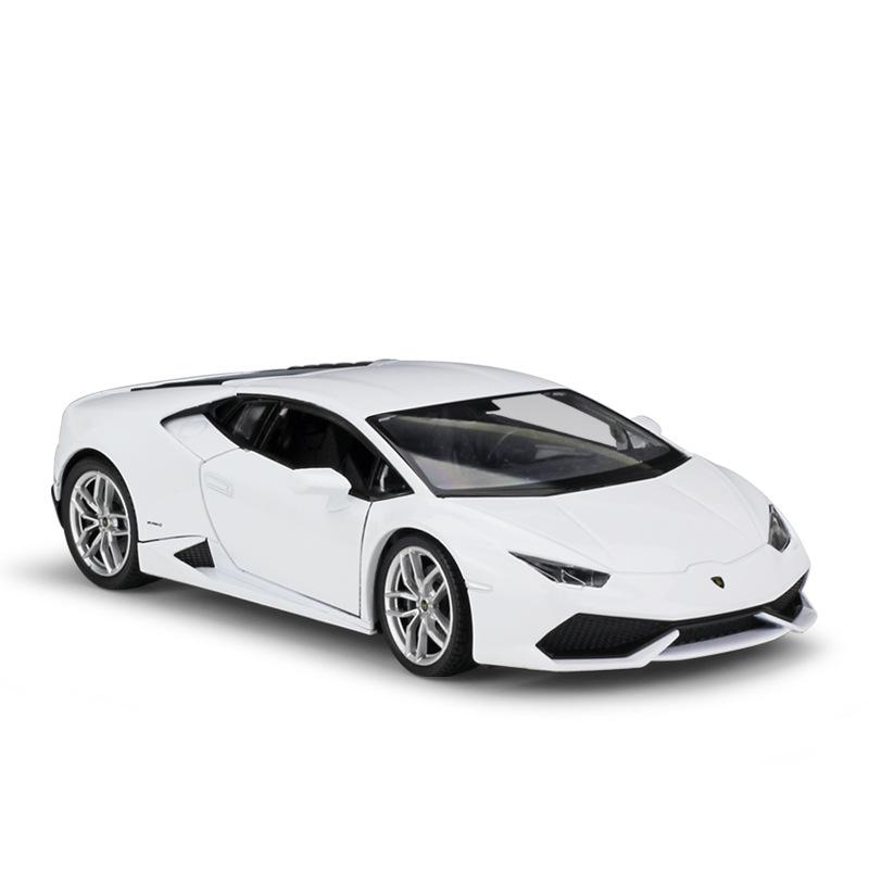 WELLY 1/24 Lamborghini Huracan LP610-4 Alloy Racing Car Model Diecast Metal Sports Car Model Simulation Collection Kids Toy Gift