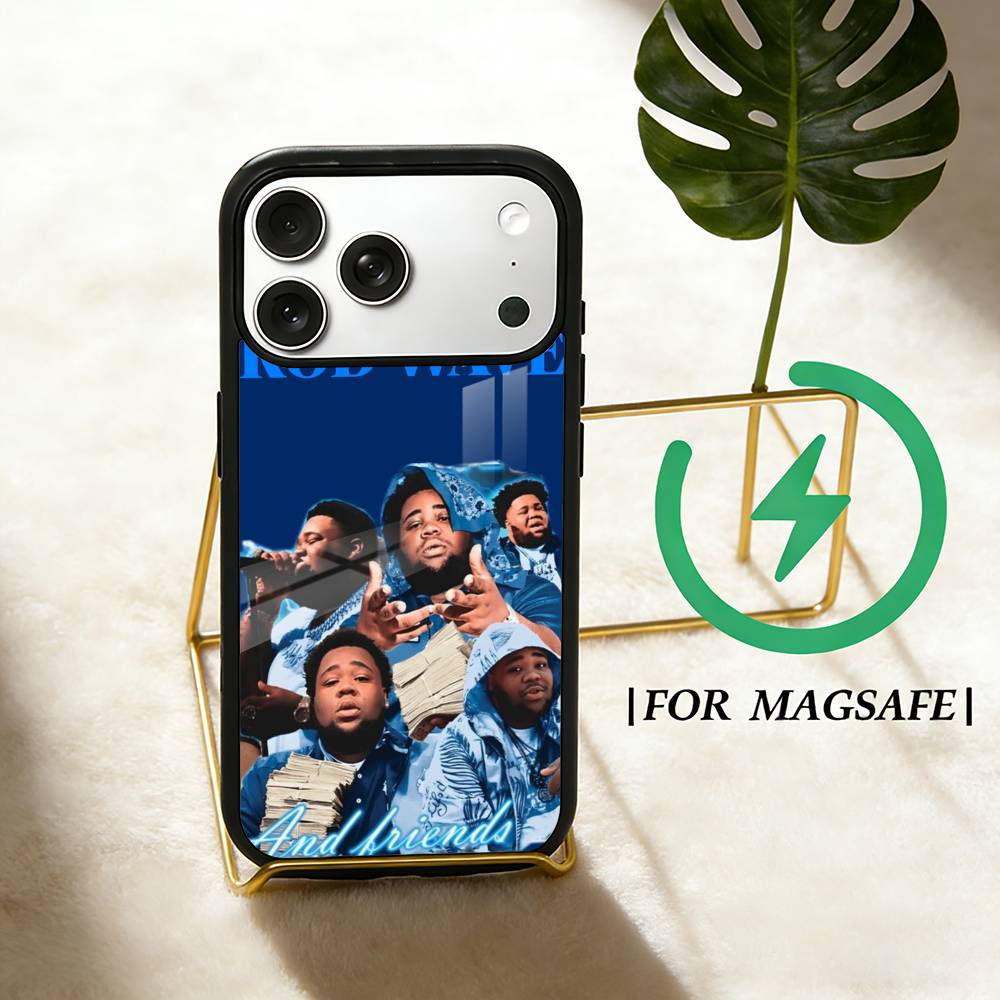 Rapper R-Rod Wave  Phone Case For iPhone 17 16 15 14 13 12  Pro Max Plus for Magsafe Mirror Wireless Magnetic Cover