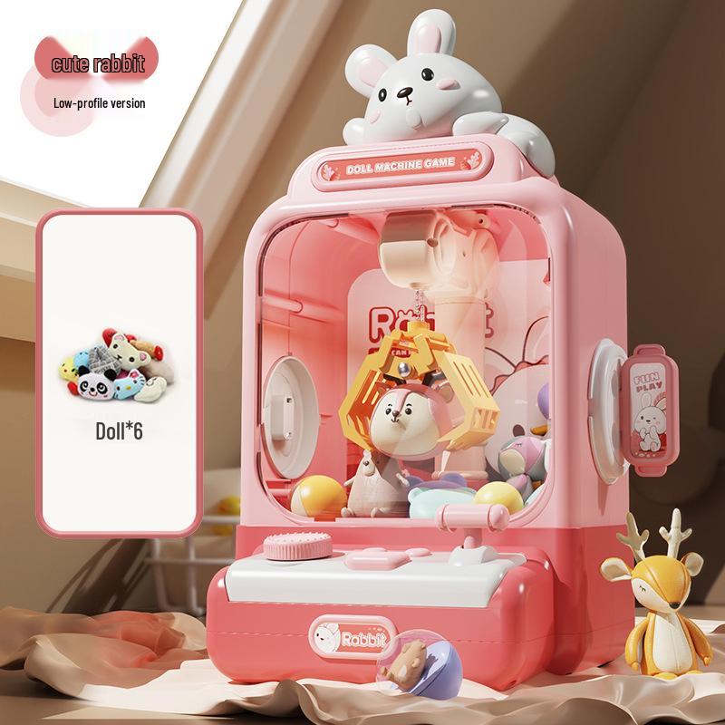 Mini Claw Machine Toy for Kids - Home Use Electric Doll Grabber