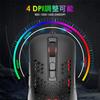 MAMBASNAKE 383 Wired Lightweight Honeycomb 4RGB 2400DPI Compatible with USB Optical Computer Mouse with Japanese Instruction Manual Ultra-lightweight