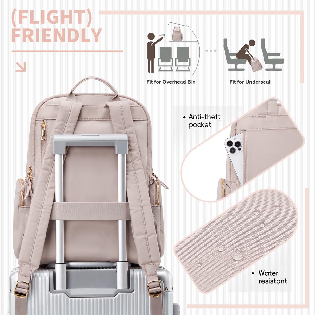 Luxury Women Nylon Backpacks Fashion Casual Daypack, Laptop Backpack For Woman Study Work Travel Fashion Schoolbag For Teen Girl
