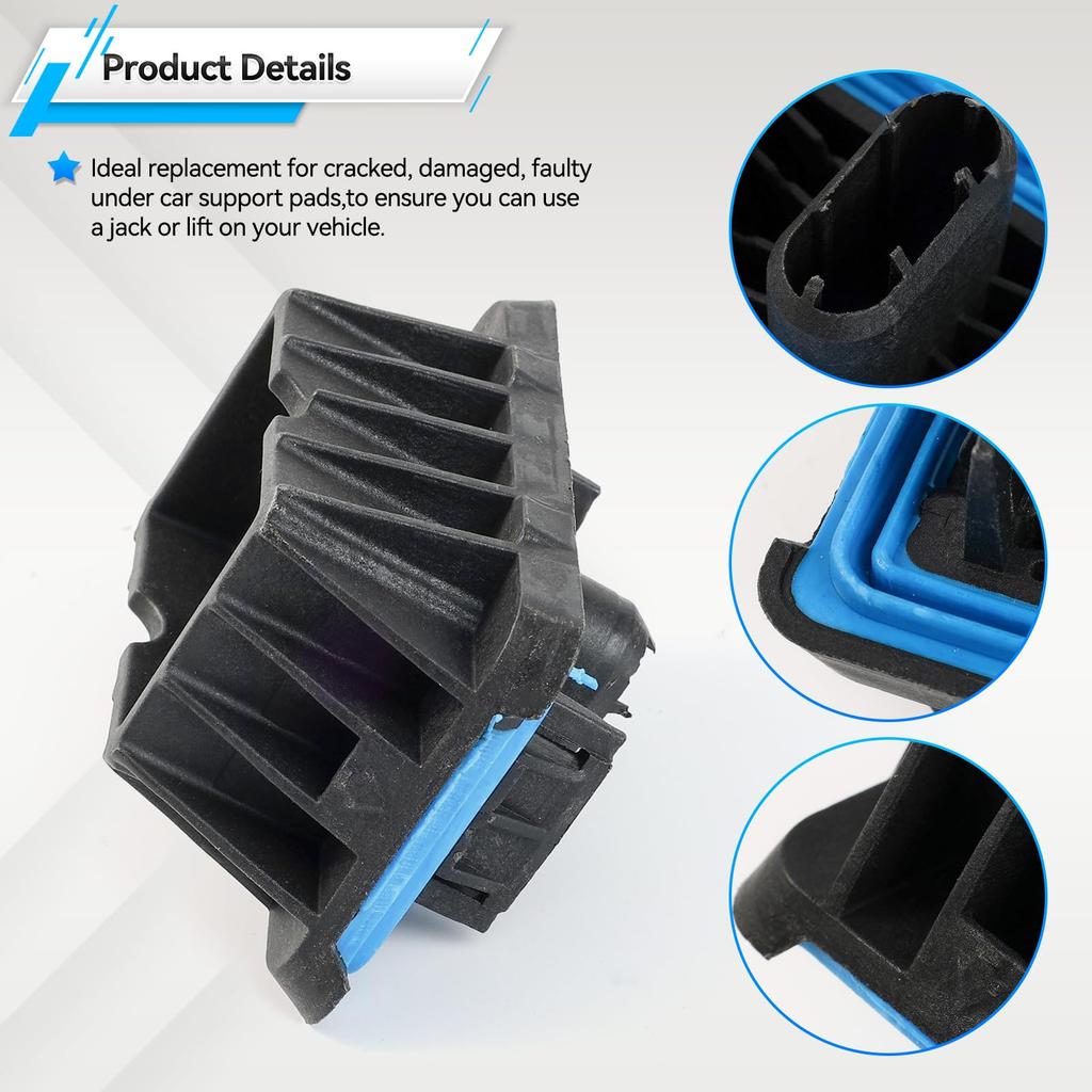 Gumowa podkładka pod lewarek punkt podparcia lewarka wtyczka podpora lewarka podkładka bloku podnoszenia pasuje do BMW