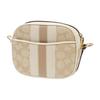 Coach Borsa a tracolla per fotocamera Dempsey 14 Classico Tartan Jacquard Pelle di sasso Donna Borsa a spalla Kaki chiaro C9120-IMDQC