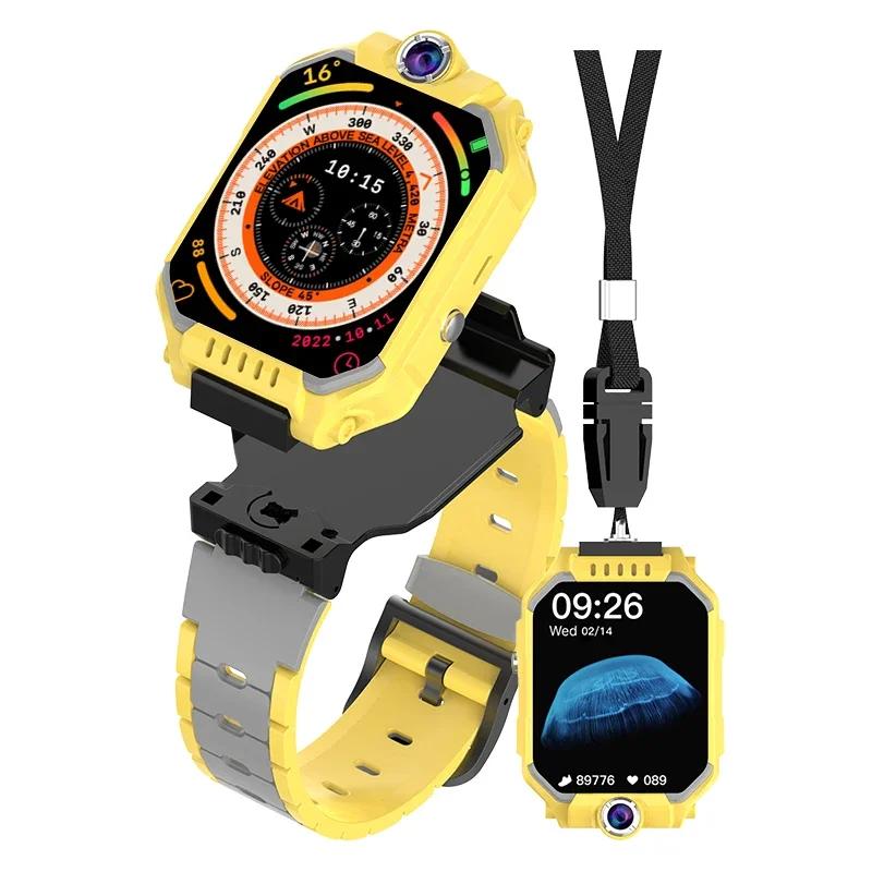 New 4G  Kids C68 GPS WIFI Video Call SOS Waterproof Kids Smartwatch Camera Monitor Tracker Locate Mobile Watches