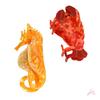 Crayfish seahorse hair clip hair updo hair clip hair fixing ponytail hair pin half-up hairstyle hair clip