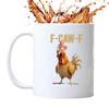 11oz Chicken Mug Ceramic Farmhouse Themed Mug Animal Tea Cup for Women Mother Lady Farm Kitchen Breakfast